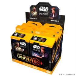 STAR WARS UNLIMITED - JUMP TO LIGHTSPEED SPOTLIGHT DECK : HAN SOLO AND BOBA FETT TWO PLAYER STARTER